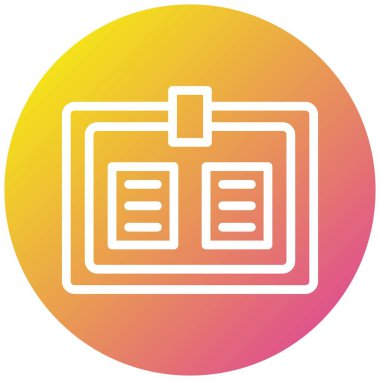 Uyarı Panosu Vektör Simgesi Tasarım İllüstrasyonu