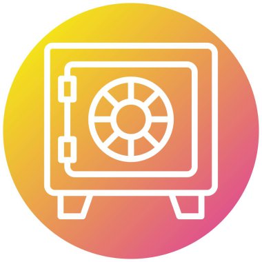 Depolama Vektörü Simgesi Tasarım İllüstrasyonu