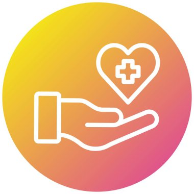 Sağlık Vektörü Simgesi Tasarım İllüstrasyonu