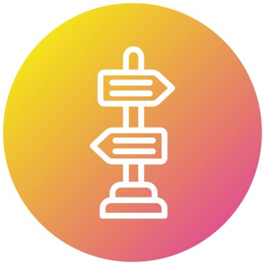 Yönetmen Vektör Simgesi Tasarım İllüstrasyonu