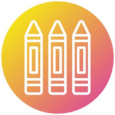 Kalem Kalemi Vektör Simgesi Tasarımı Çizimi