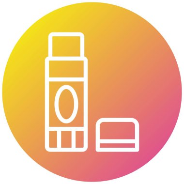 Yapıştırıcı Çubuğu Vektör Simgesi Tasarımı İllüstrasyonu