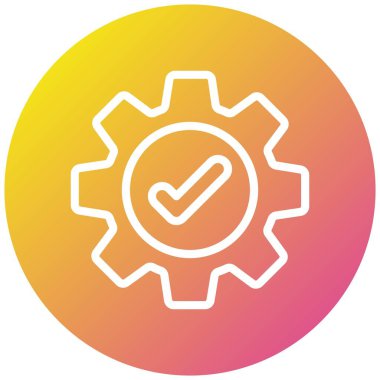 Bakım Vektörü Simgesi Tasarım İllüstrasyonu