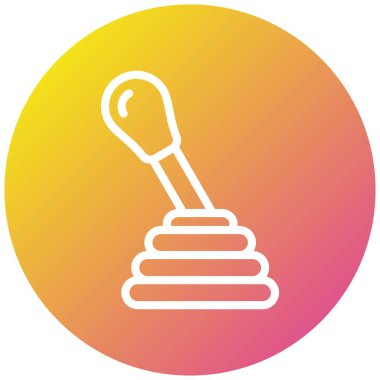 Vites Çubuğu Vektör Simgesi Tasarım İllüstrasyonu