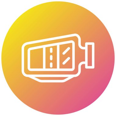 Yan Ayna Vektörü Simge Tasarımı İllüstrasyonu