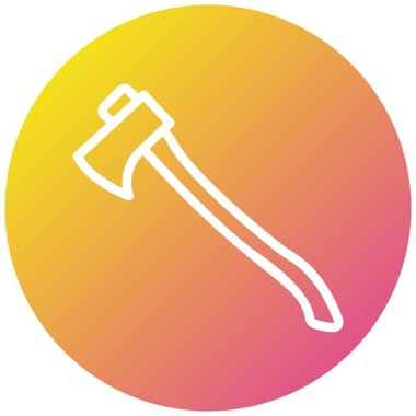 Axe Vektör Simgesi Tasarım İllüstrasyonu