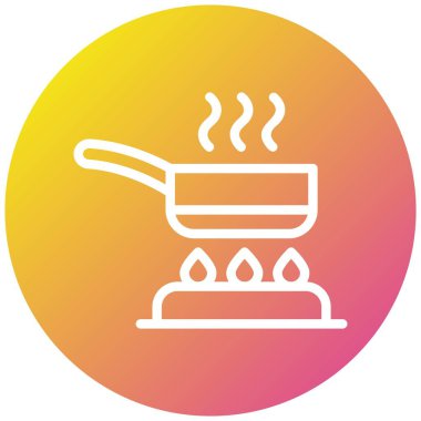 Kızaran Pan Vektör Simgesi Tasarım İllüstrasyonu