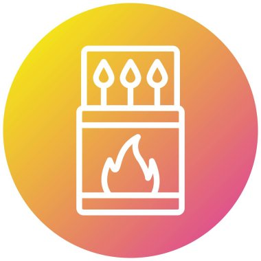 Vektör Simgesi Tasarım İllüstrasyonuyla Eşleşir