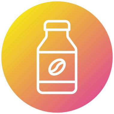 Şurup Vektörü Simgesi Tasarım İllüstrasyonu