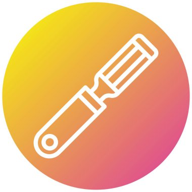 Keski Vektör Simgesi Tasarım İllüstrasyonu