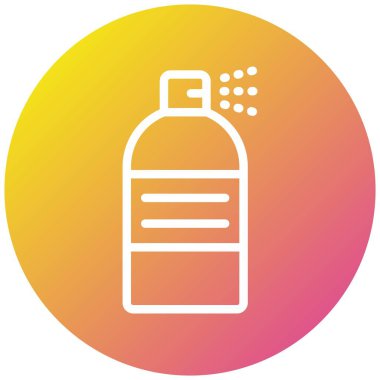 Sprey Vektör Simgesi Tasarım İllüstrasyonu