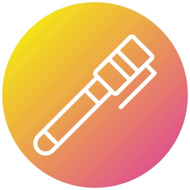 İşaretleyici Vektör Simgesi Tasarım İllüstrasyonu