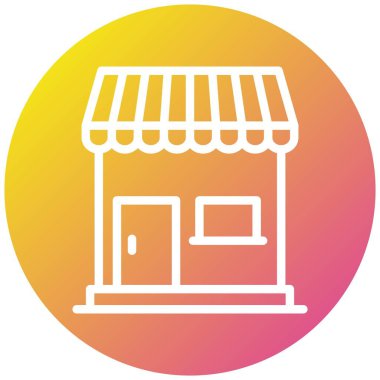 Depo Vektörü Simgesi Tasarım İllüstrasyonuName