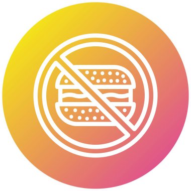 Gıda Vektörü Simgesi Tasarımı Çizimi Yok