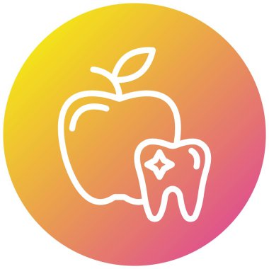 Beslenme Vektörü Simgesi Tasarım İllüstrasyonu