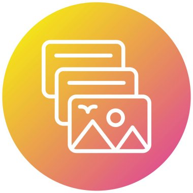 Aralıksız çekim Vektör Simgesi Tasarım İllüstrasyonu