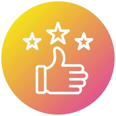 Geribildirim Vektörü Simgesi Tasarım İllüstrasyonu