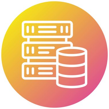 Veri güdümlü Vektör Simgesi Tasarım İllüstrasyonu