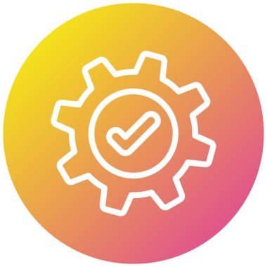 Kalite Denetim Vektörü Simgesi Tasarım İllüstrasyonu