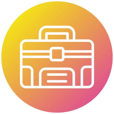 Çanta Vektör Simgesi Tasarım İllüstrasyonu