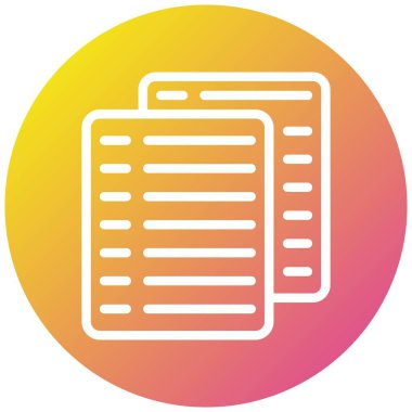 Yazım Vektörü Simgesi Tasarım İllüstrasyonu