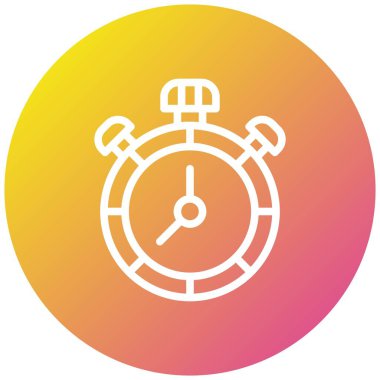 Zamanlayıcı Vektörü Simge Tasarımı İllüstrasyonu