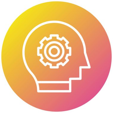 Yönetim Vektörü Simgesi Tasarım İllüstrasyonu