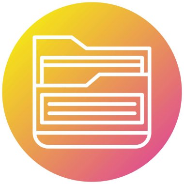 Dizin Vektörü Simgesi Tasarım İllüstrasyonu