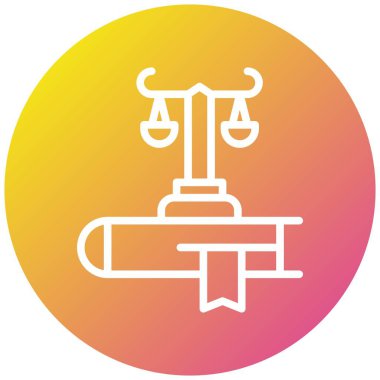 Yasa Vektörü Simgesi Tasarım İllüstrasyonu