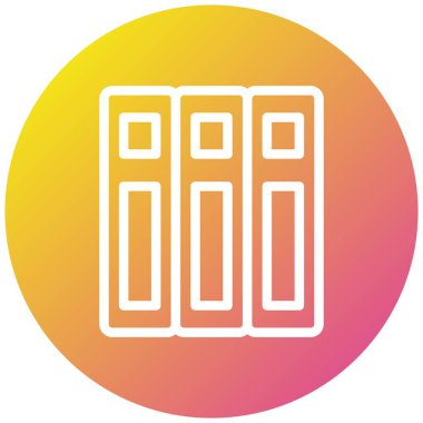 Arşivler Vektör Simgesi Tasarım İllüstrasyonu