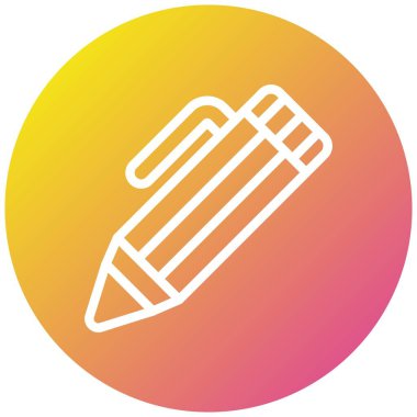 İşaretleyici Vektör Simgesi Tasarım İllüstrasyonu