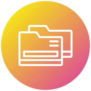 Dizin Vektörü Simgesi Tasarım İllüstrasyonu