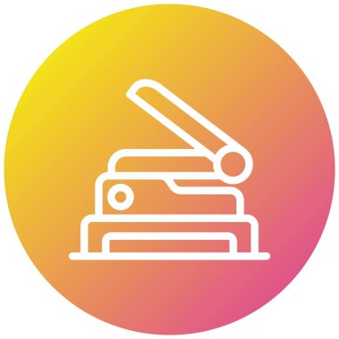 Yumruklayıcı Vektör Simgesi Tasarım İllüstrasyonu