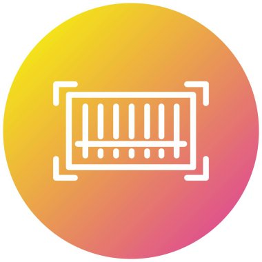 Ürün Kod Vektörü Simge Tasarımı İllüstrasyonu