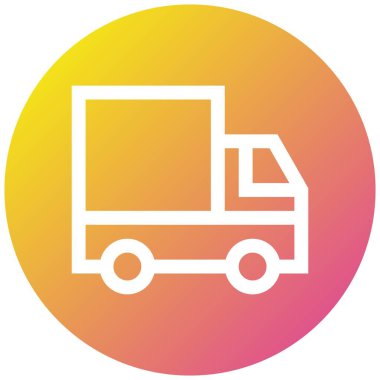 Kargo Teslimatı Tr Vektör Simgesi Tasarım İllüstrasyonu