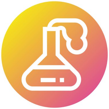 Asit Vektörü Simgesi Tasarımı Çizimi