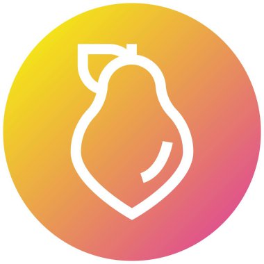 Papaya Vektör Simgesi Tasarım İllüstrasyonu