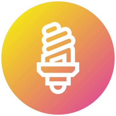 Enerji Koruyucu Vektör Simgesi Tasarım İllüstrasyonu