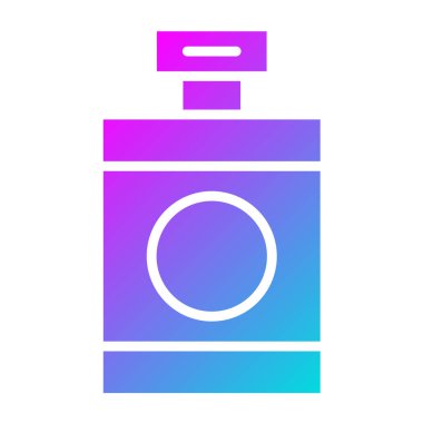 Parfüm Vektörü Simgesi Tasarım İllüstrasyonu