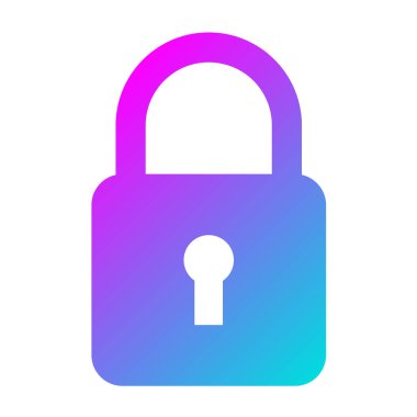 Padlock Vector Icon Design Illustration