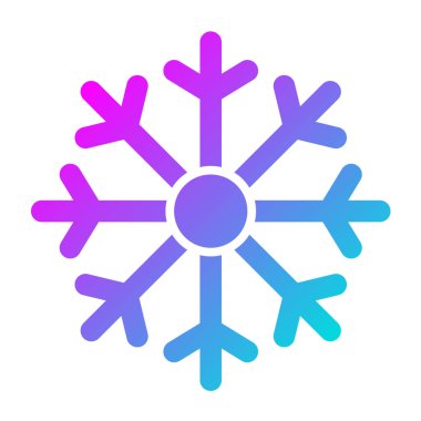 Kar Taneleri Vektör Simgesi Tasarım İllüstrasyonu