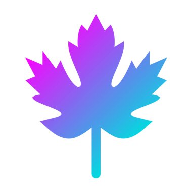 Akçaağaç Vektör Simgesi Tasarım İllüstrasyonu