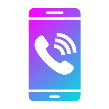 Mobil Arama Vektör Simgesi Tasarım ResmiComment