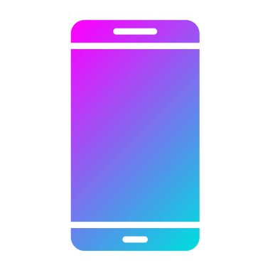 Akıllı Telefon Vektör Simgesi Tasarım İllüstrasyonu