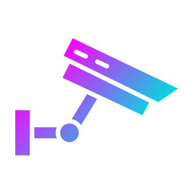 Cctv Vektör Simgesi Tasarım İllüstrasyonu