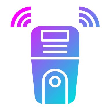 Hava arındırıcı Vektör Simgesi Tasarım İllüstrasyonu