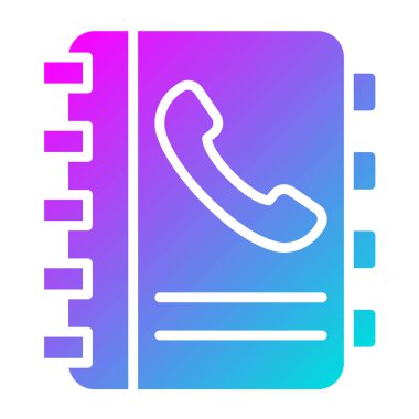 Kişiler kitabı Vektör Simgesi Tasarım İllüstrasyonu