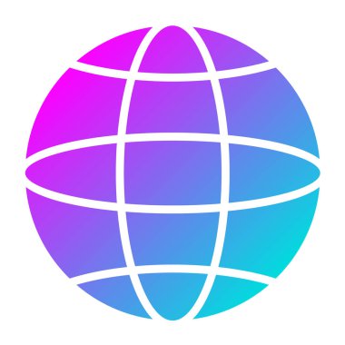 İnternet Vektörü Simgesi Tasarım İllüstrasyonu