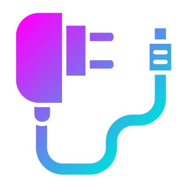 Aygıt Eklenti Vektörü Simgesi Tasarım İllüstrasyonu