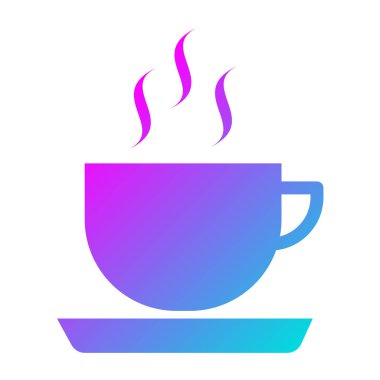 Cup Vektör Simgesi Tasarım Çizimi